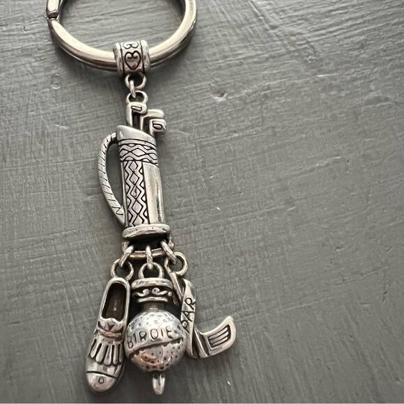 Brighton Silver Tone Golf Key Chain - Picture 4 of 7